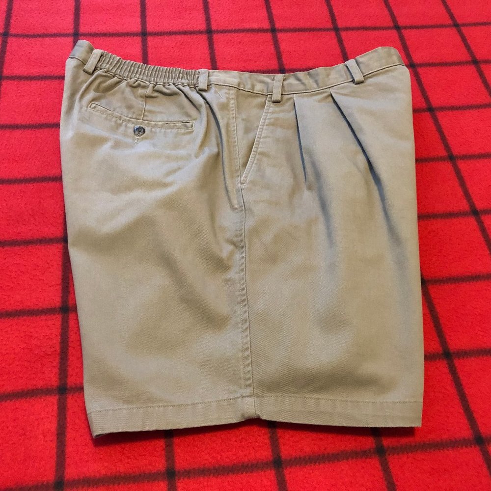 R&T Men's 44 Big Outdoor Khaki Casual Shorts
